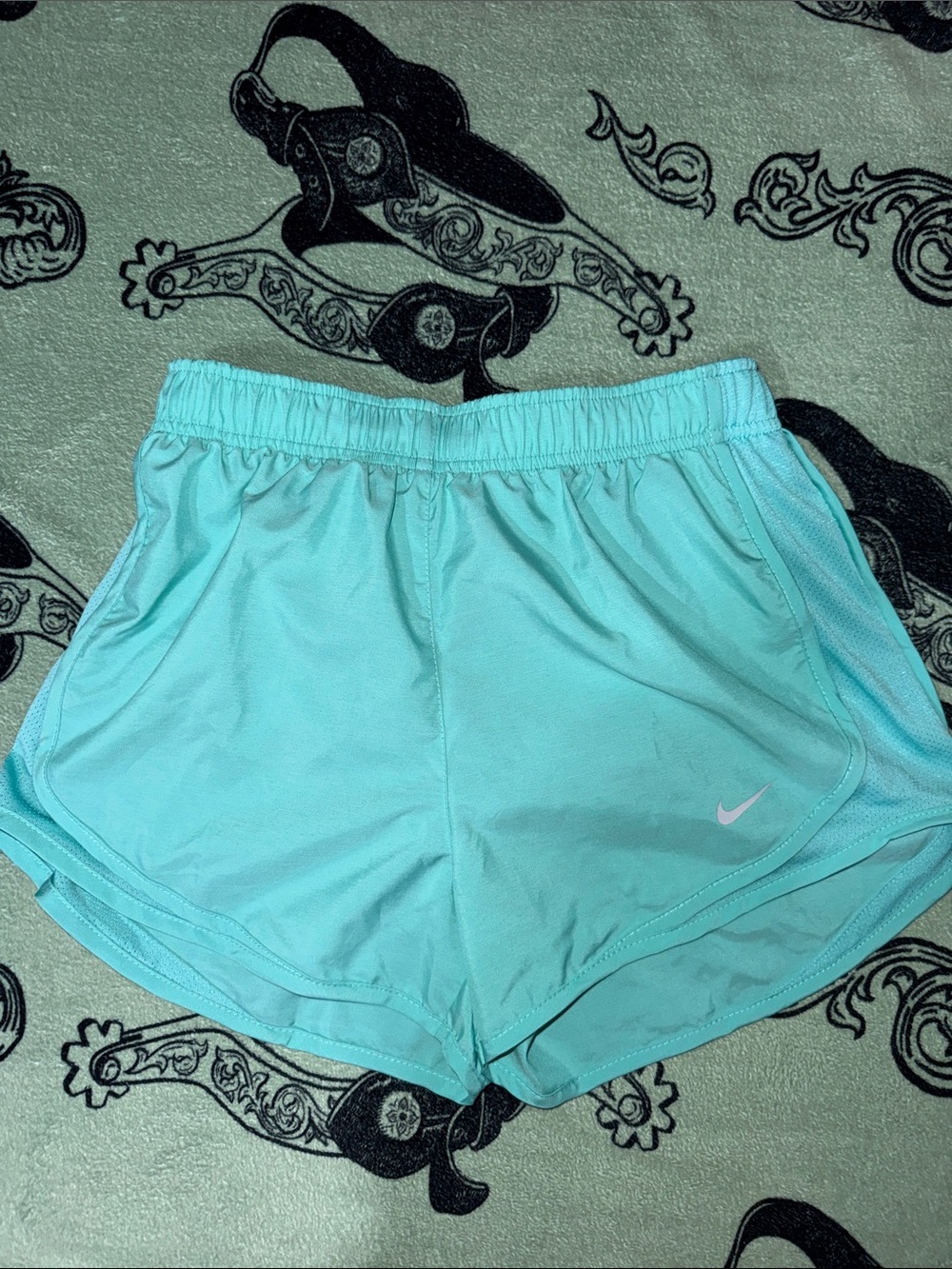 NWT Nike Light Aqua Athletic Running Shorts XS